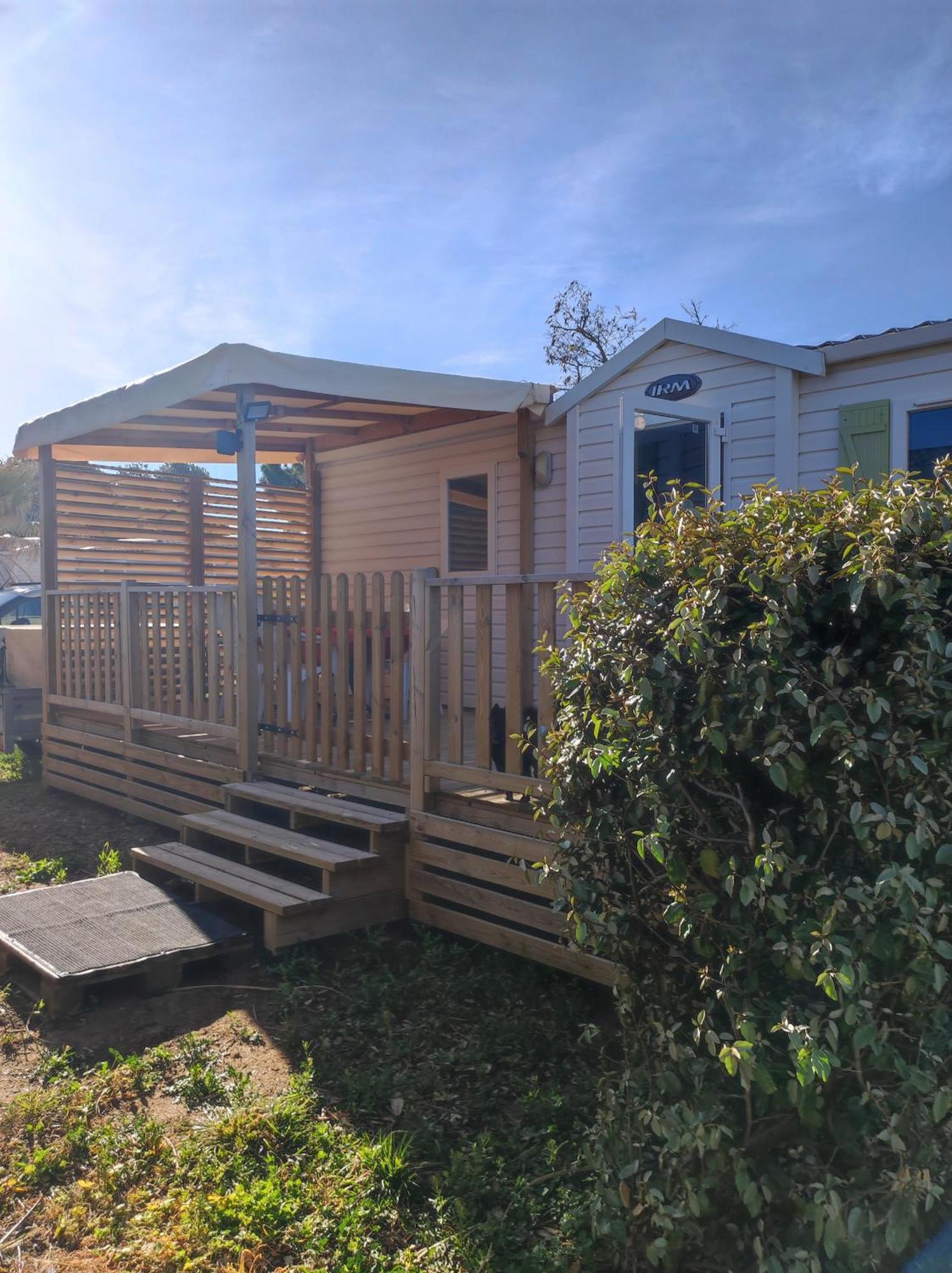 Mobil Home Lucky Climatise Camping Novela Port La Nouvelle Ngoại thất bức ảnh